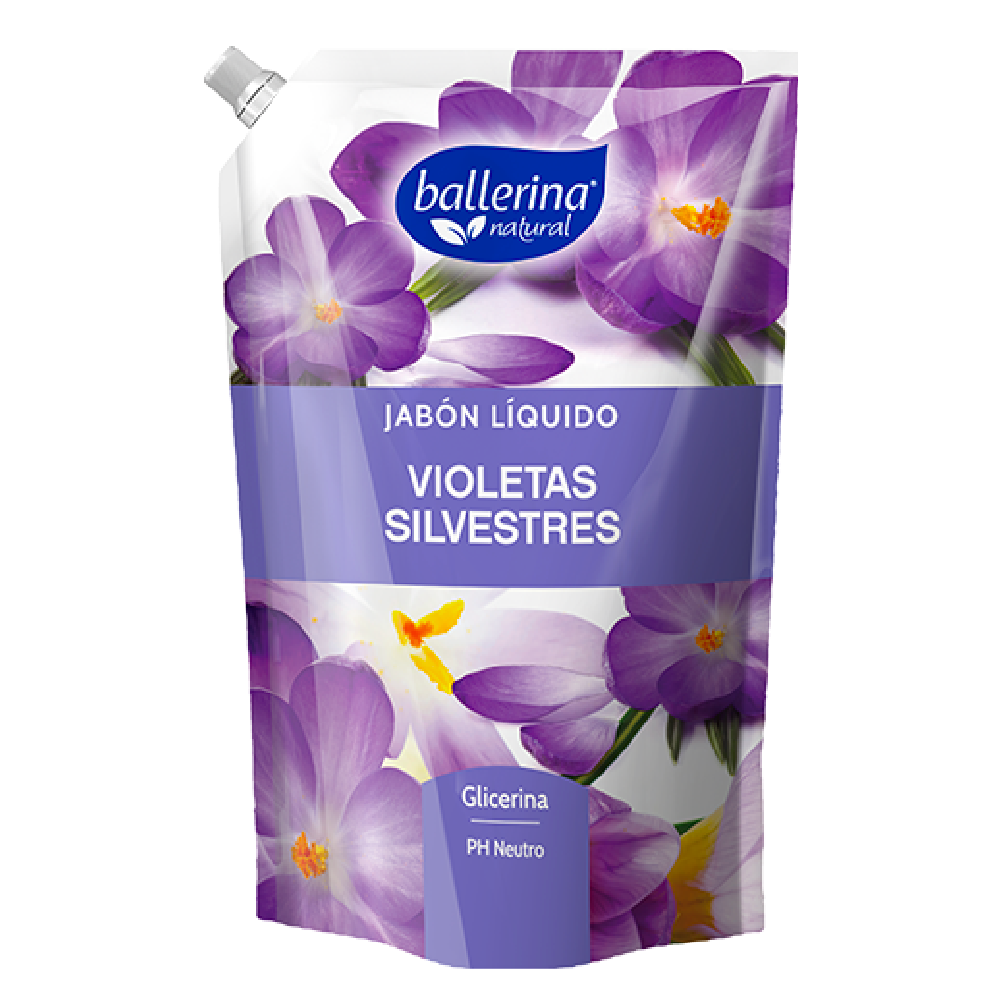 Jabon líquido violetas silvestres dp BALLERINA 12x750ml