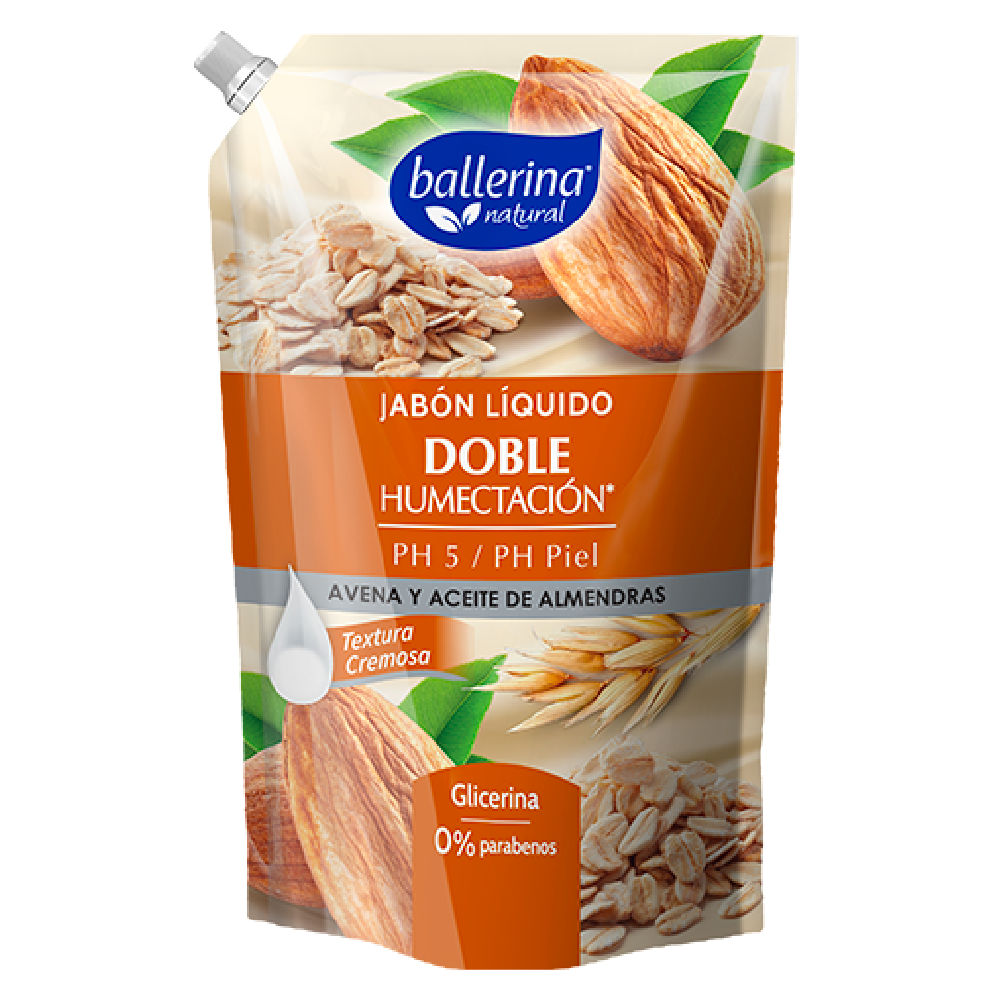Jabon líquido Avena Almendras dp BALLERINA 750ml