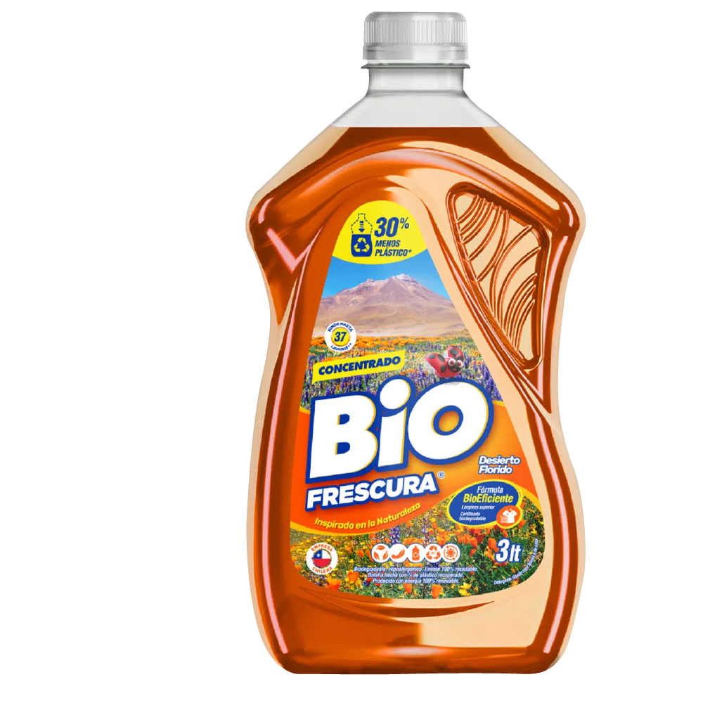 Detergente liquido naranjo BIOFRESCURA 3L