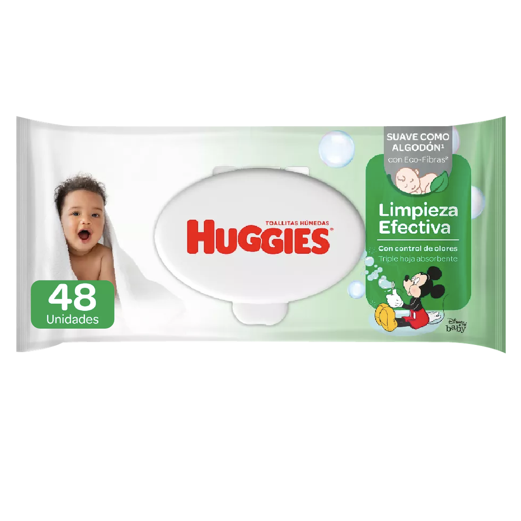 Toalla Húmeda Limpieza Efectiva HUGGIES 48un 