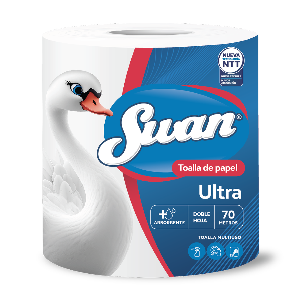 Papel Toalla Ultra DH SWAN 8x1x70mts 