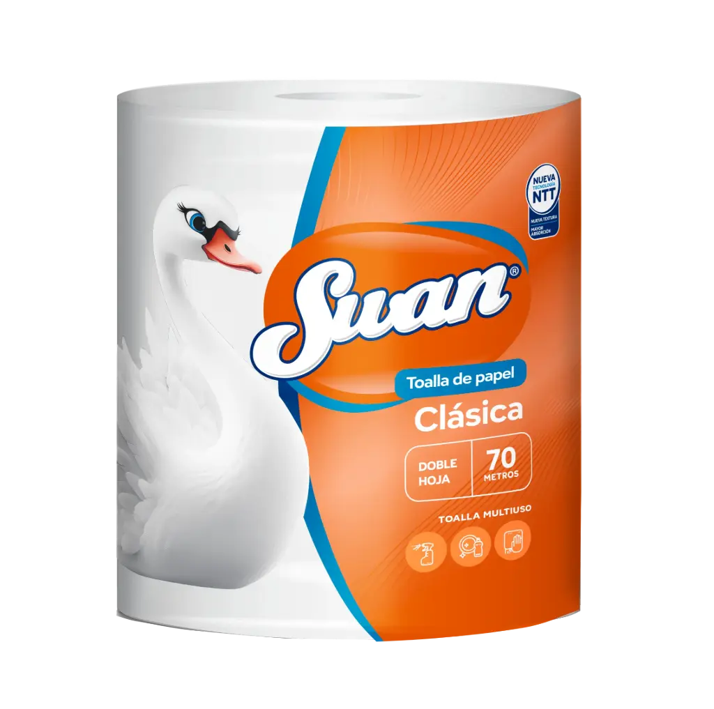 Papel Toalla Clasica DH SWAN 6x1x70mts 