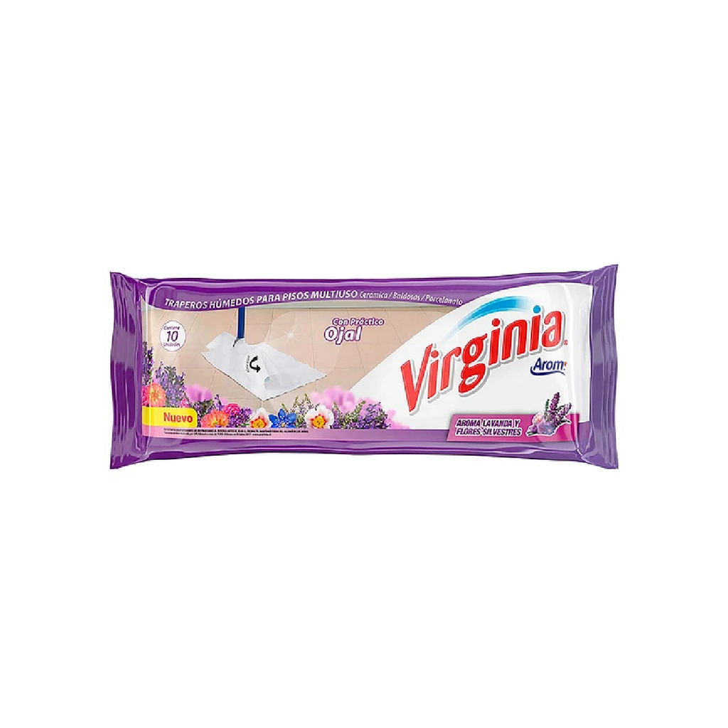Trapero piso Mult. Floral VIRGINIA 10un 