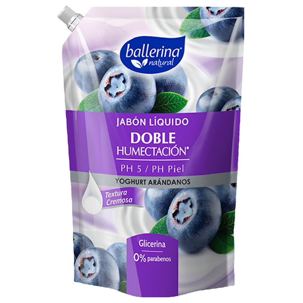 Jabon líquido yogurth arandano dp BALLERINA 12x750ml