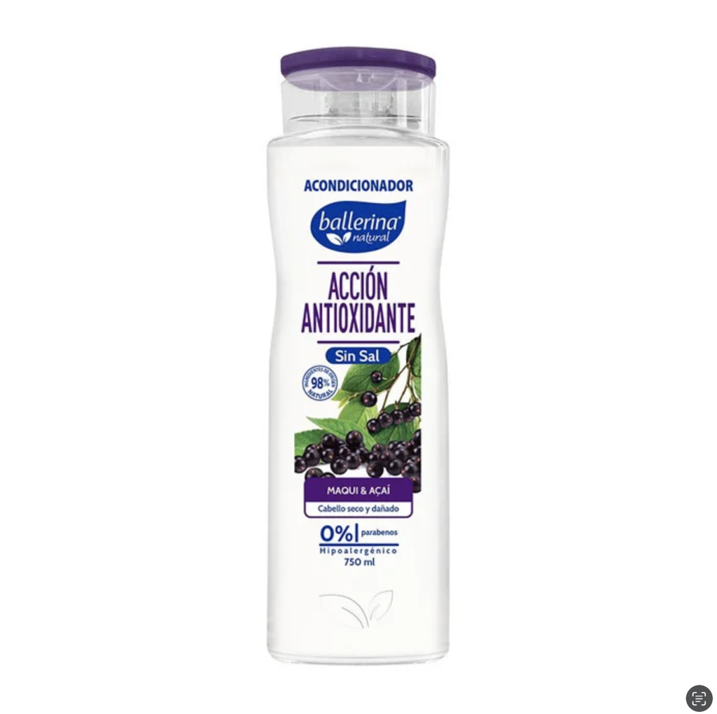 Acondicionador Maqui y Acai Frasco BALLERINA 750ml 