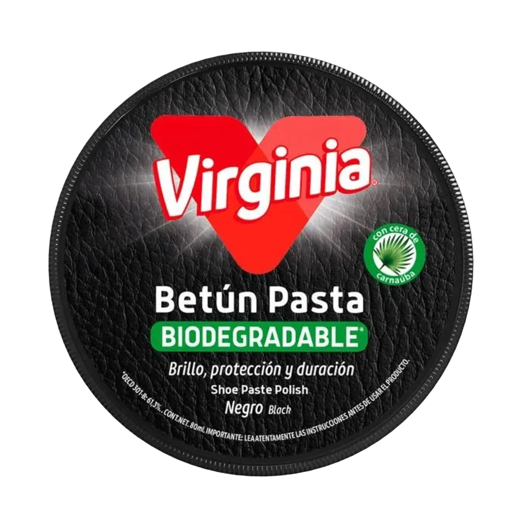 Betun Pasta de Zapato Negro VIRGINIA 80ml