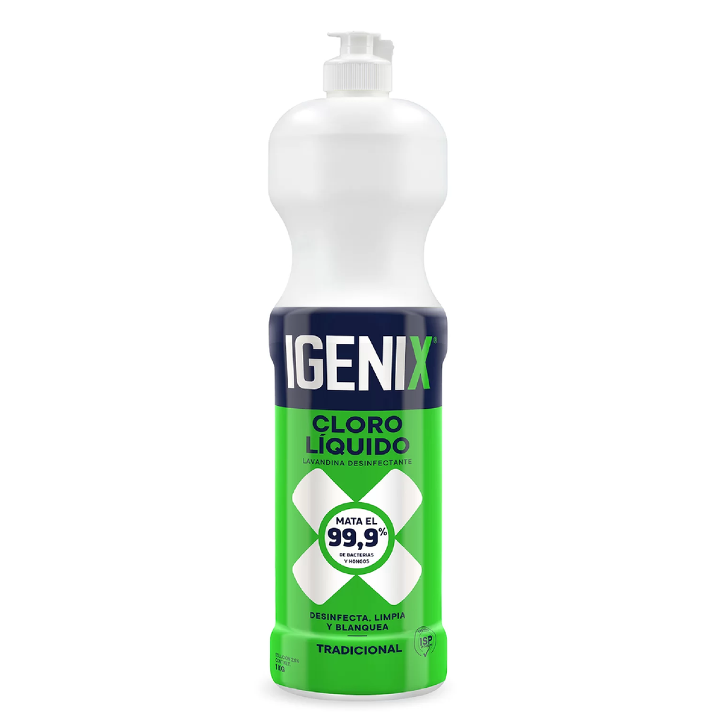 Cloro Líquido IGENIX Tradicional 1L