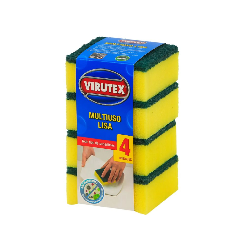 Esponja Lisa VIRUTEX 4un