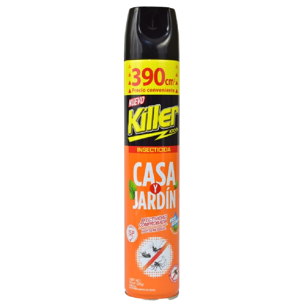 Insecticida Casa y Jardín KILLER 390cc