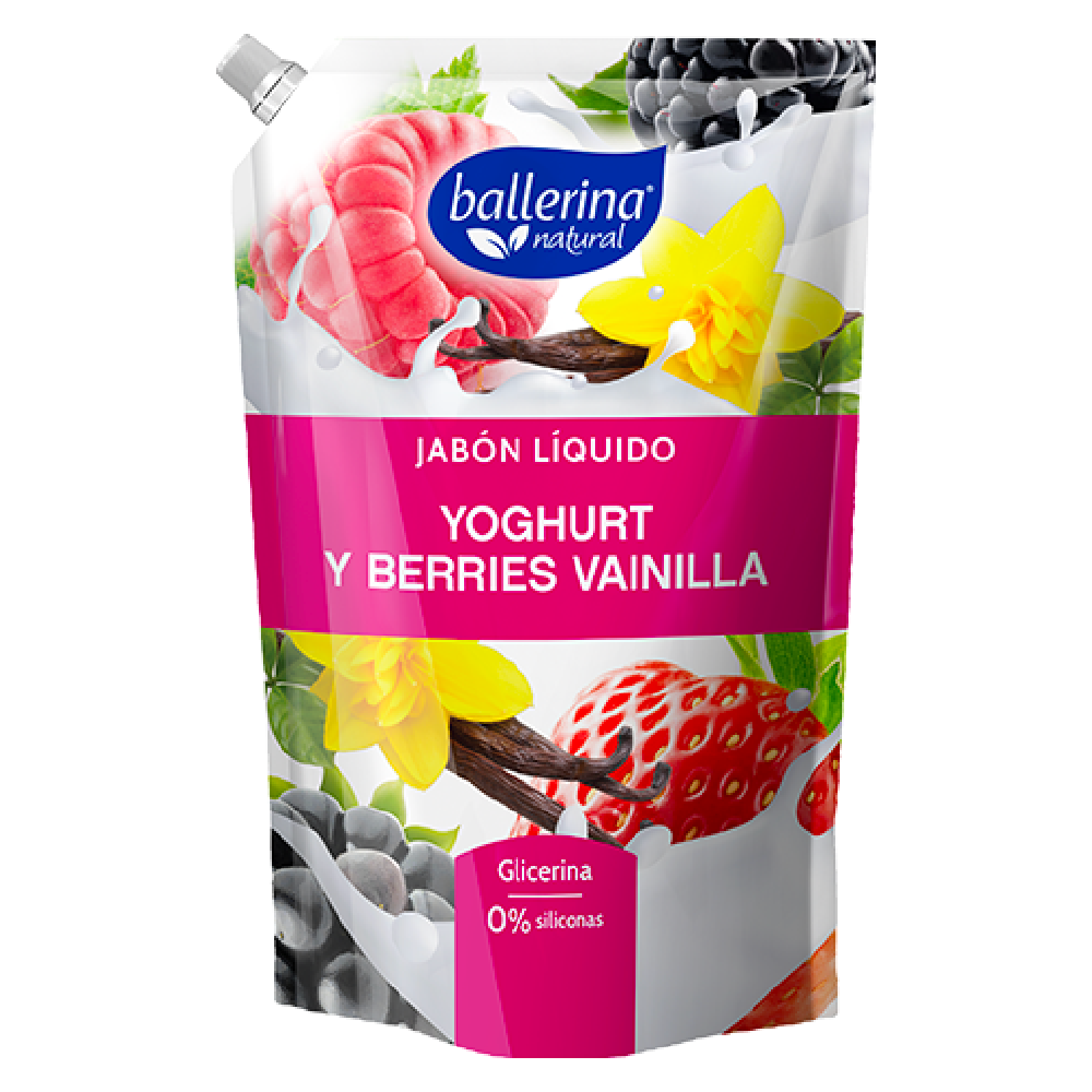 Jabon líquido yoghurt berries dp BALLERINA 650ml