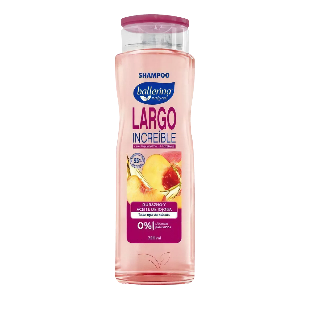 Shampoo Largo Increible Frasco BALLERINA 750ml