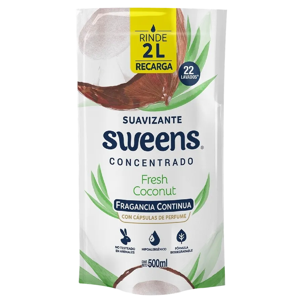 Suavizante Concentrado Fresh Coconut DP SWEENS 500ml