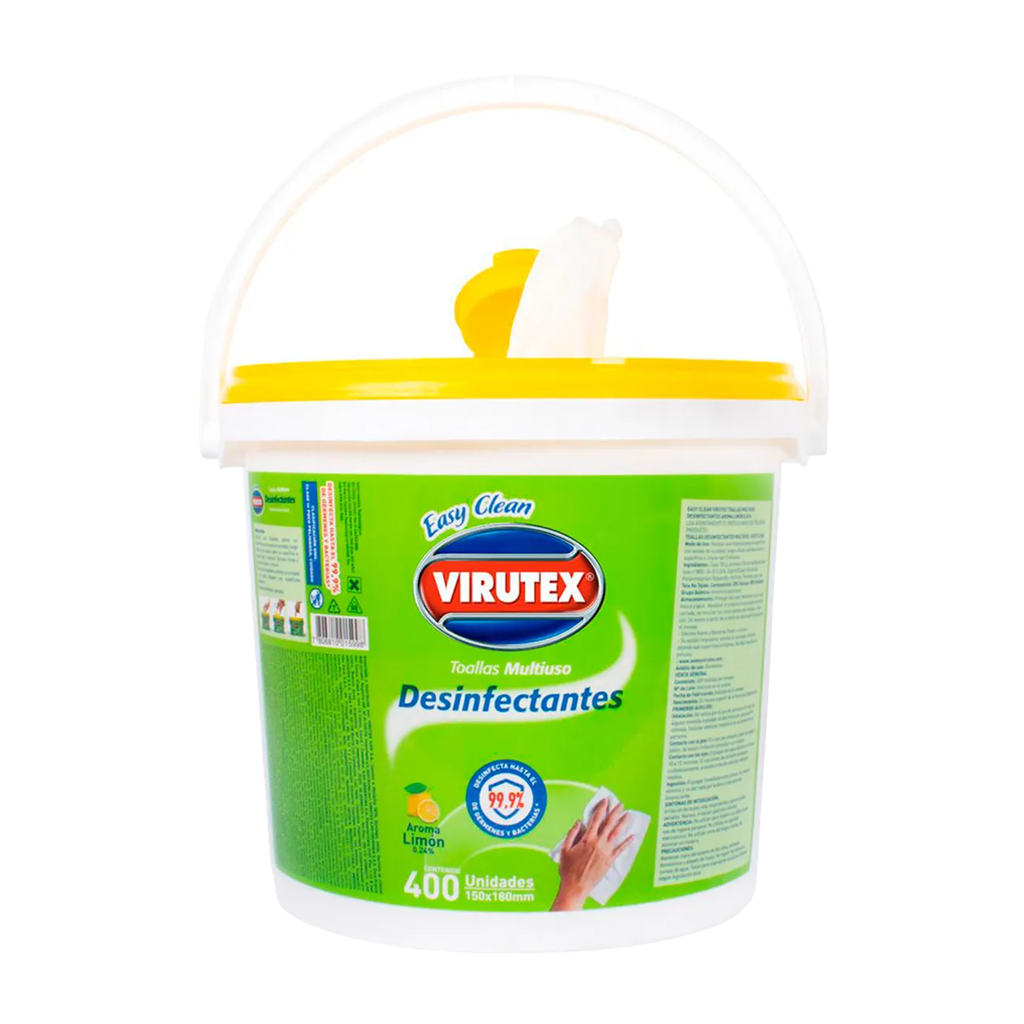Toallas Desinfectantes VIRUTEX 400un