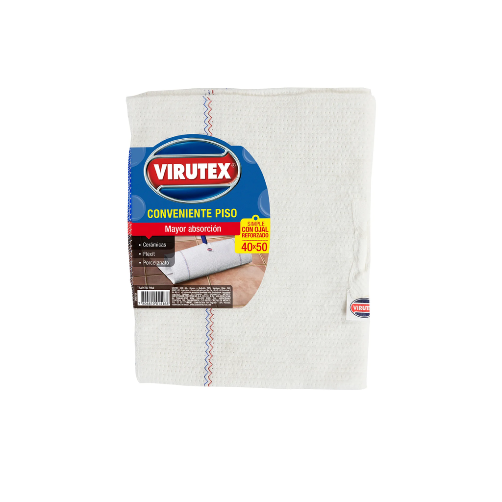 Trapero Algodon 50x40 Economico VIRUTEX 1un