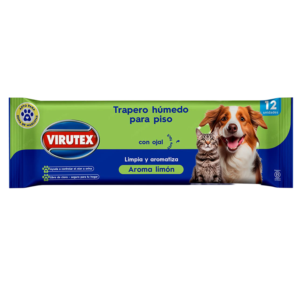 Trapero Humedo Pets Virutex 12u