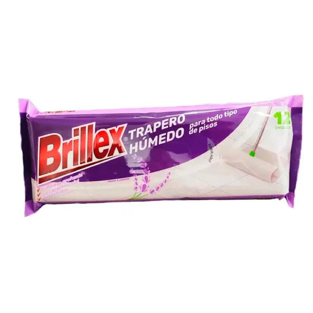 Trapero Húmedo Lavanda BRILLEX 12un