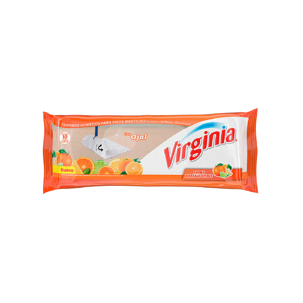 Trapero piso Mult. Naranja VIRGINIA 10un