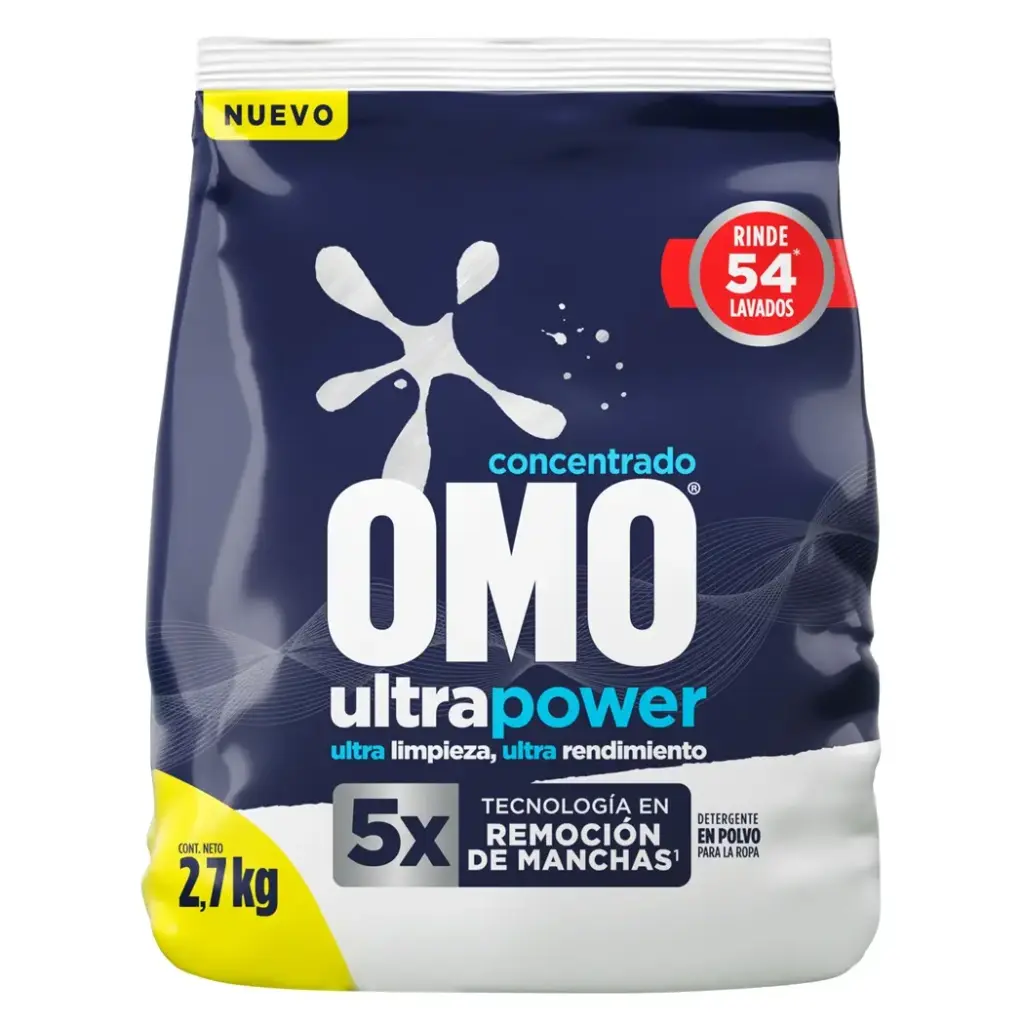 Detergente Omo en Polvo 2.7kg