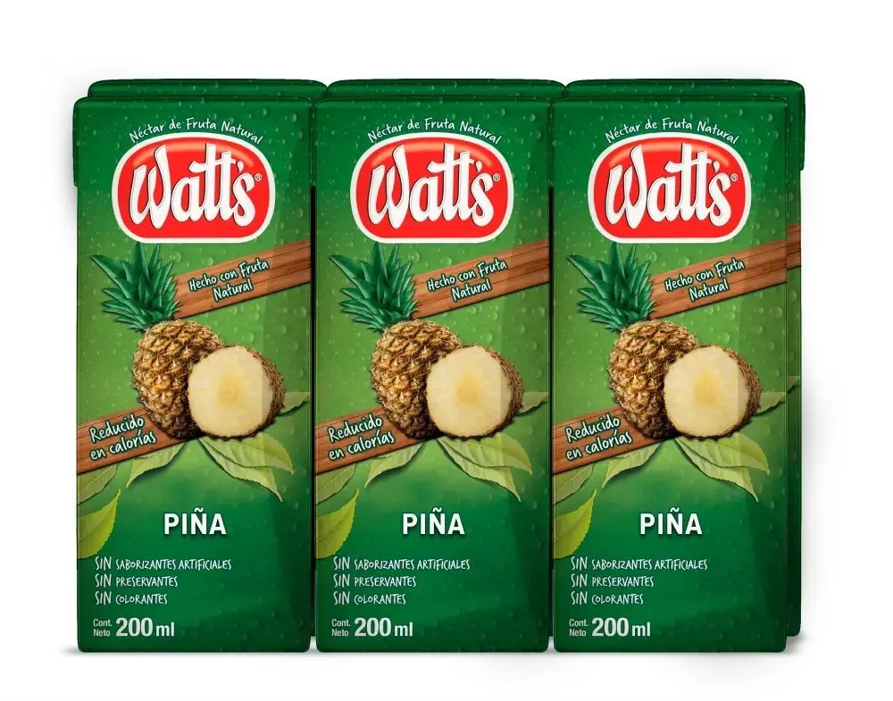 Jugo Watts Piña 6x200ml 