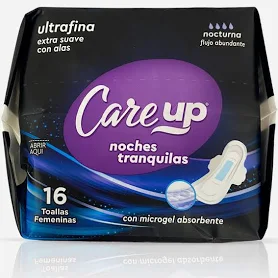 Toalla Higienica Nocturna CareUp 16un