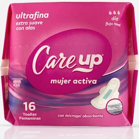 Toalla Higienica Dia CareUp 16un