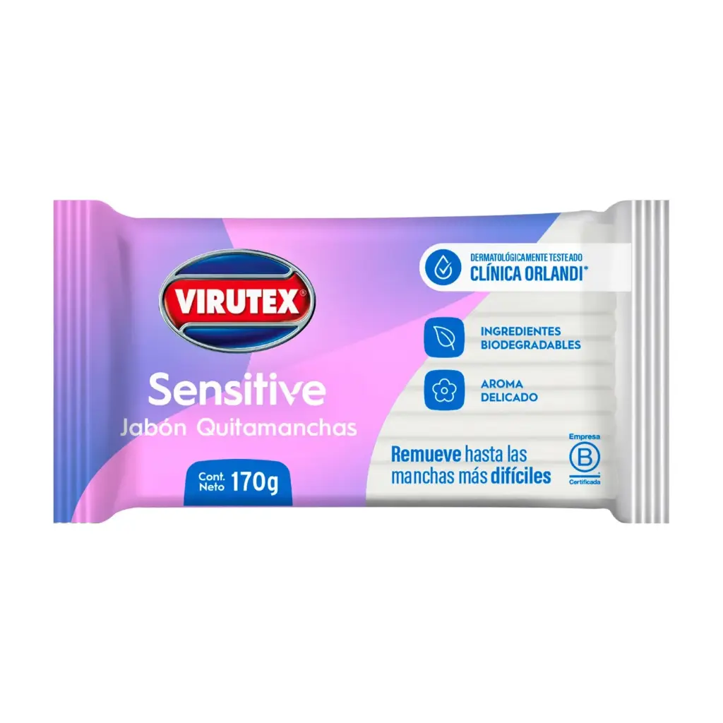  Jabón en barra Quitamanchas VIRUTEX 170gr