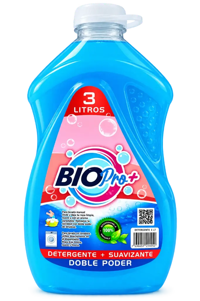 Detergente liquido + suavizante BioPro+ 3L