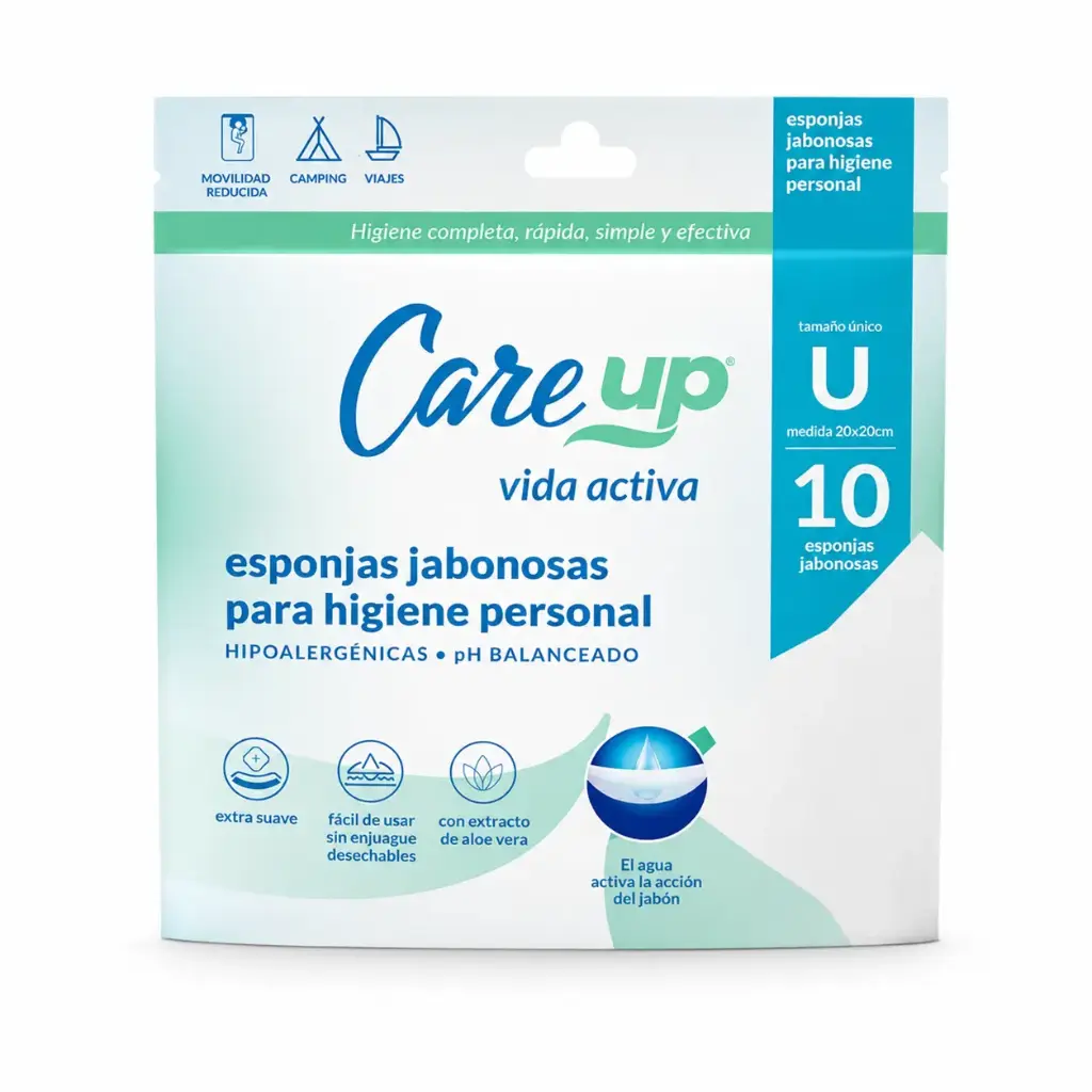 Esponjas Jabonosas CareUp 10u