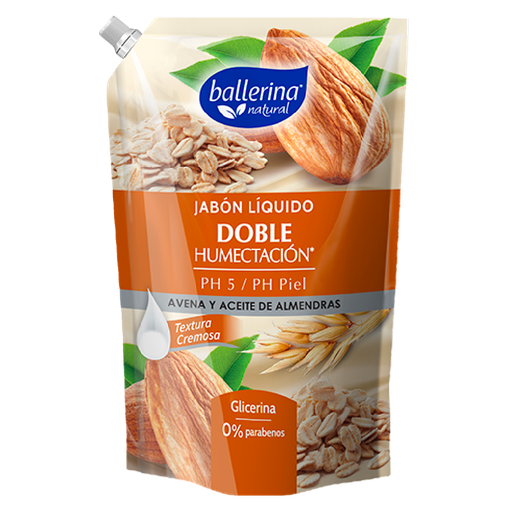 [10188] Jabon líquido Avena Almendras dp BALLERINA 750ml