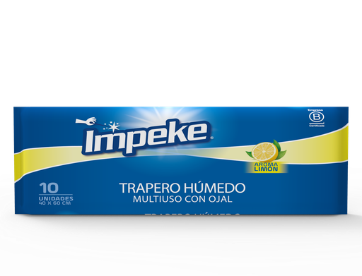 [10404] Trapero Humedo Piso Limón IMPEKE 10un 