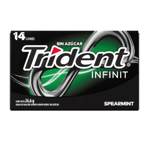 [10420] Trident Infinit Spearmint Verde 12x26.6g 