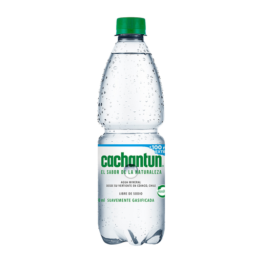 [10027] Agua mineral L/gas CACHANTUN 12x600ml