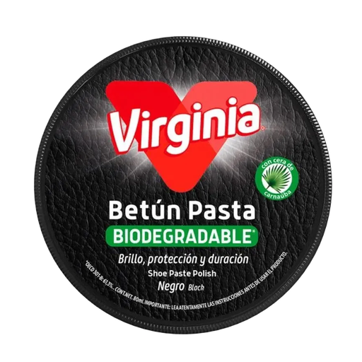 [10039] Betun Pasta de Zapato Negro VIRGINIA 80ml