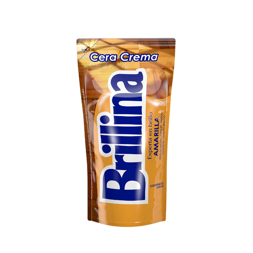 [10049] Cera Crema Amarilla D/P BRILLINA 340cc