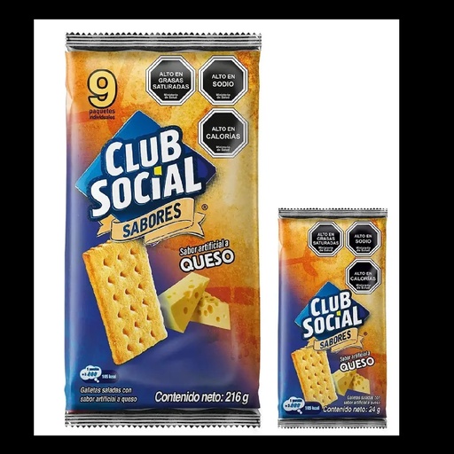[10072] Club Social Queso 9x24g