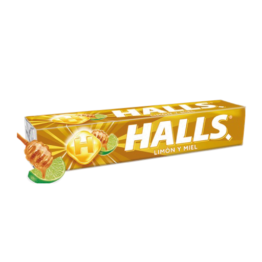 [10169] Halls Honey Limon 12x25,2g