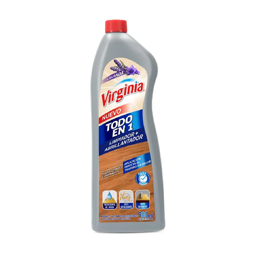 [10467] Limpiador Piso Flotante Todo en 1 VIRGINIA 900ml