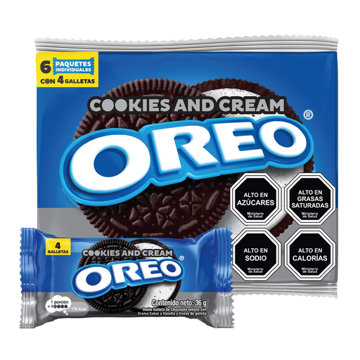 [10262] Oreo SixPack Cookies & Cream 6x36g 