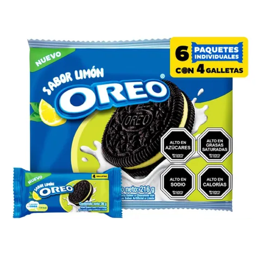 [104034] Oreo SixPack Limon 6x36g