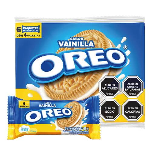 [10264] Oreo SixPack Vainilla 6x36g 
