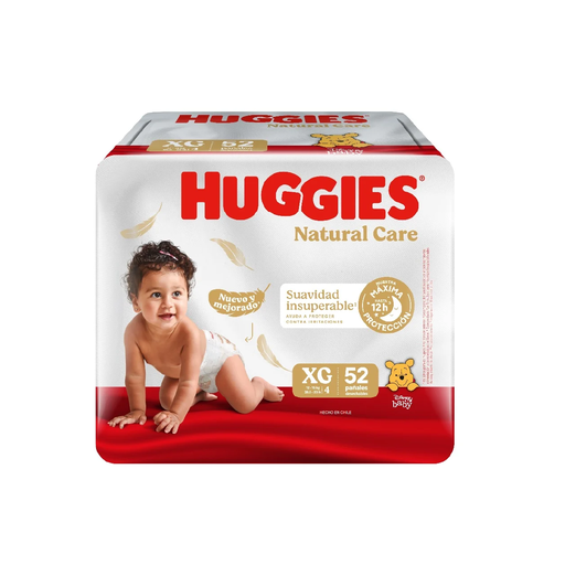 [10453] Pañal Natural Care XG HUGGIES 52un