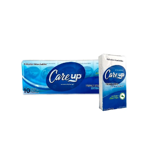 [10332] Pañuelos desechables CareUp 1X10un