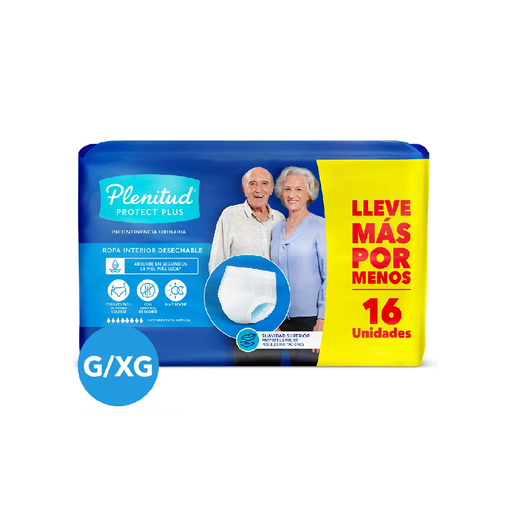 [10460] Ropa Interior Adulto Act Plus G/XG PLENITUD 16un
