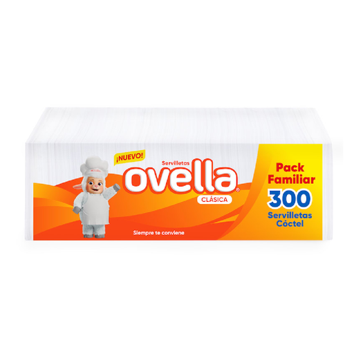 [10468] Servilleta coctel OVELLA 300un