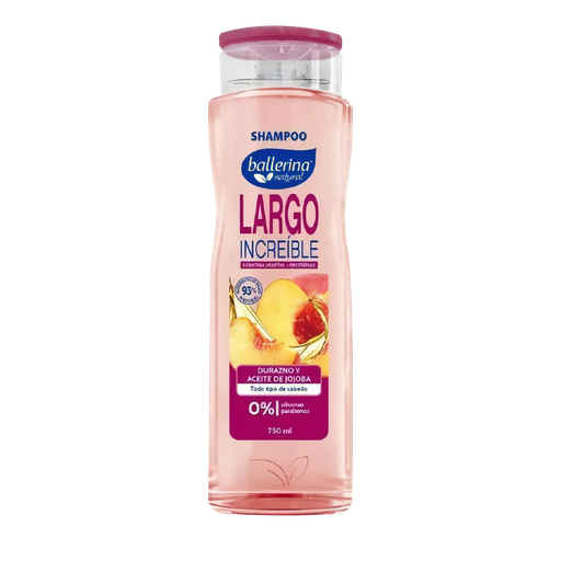 [10347] Shampoo Largo Increible Frasco BALLERINA 750ml