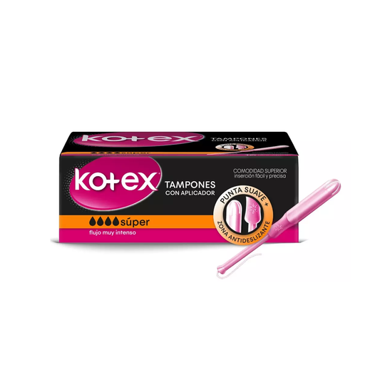 [10380] Tampon c/aplicador Super KOTEX 8un