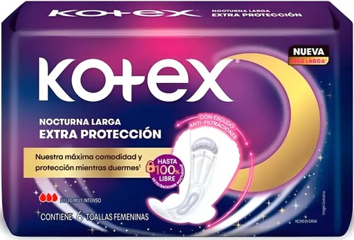 [10383] Toalla Femenina Noctura 3D KOTEX 20un