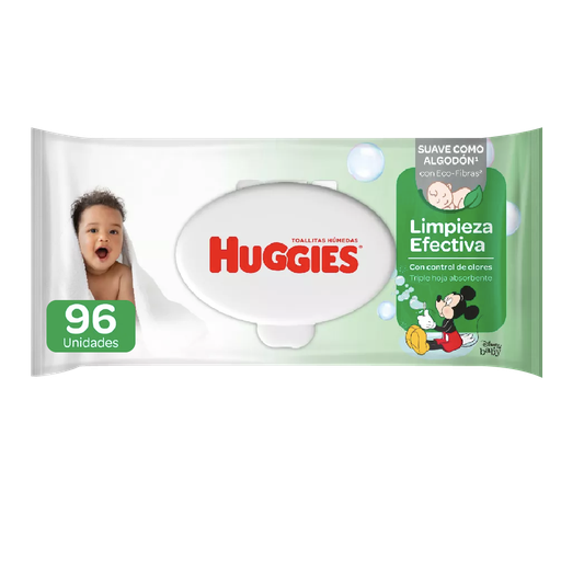 [10394] Toalla Húmeda Limpieza Efectiva HUGGIES 96un