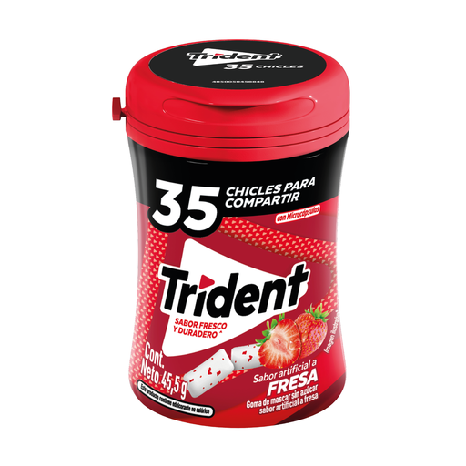 [10415] Trident Botella 35S Fresa 45.5g