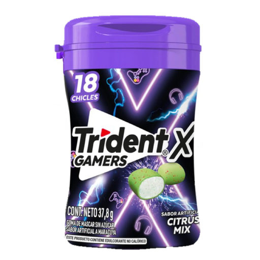 [10418] Trident Botella X Citrus Mix 37.8g